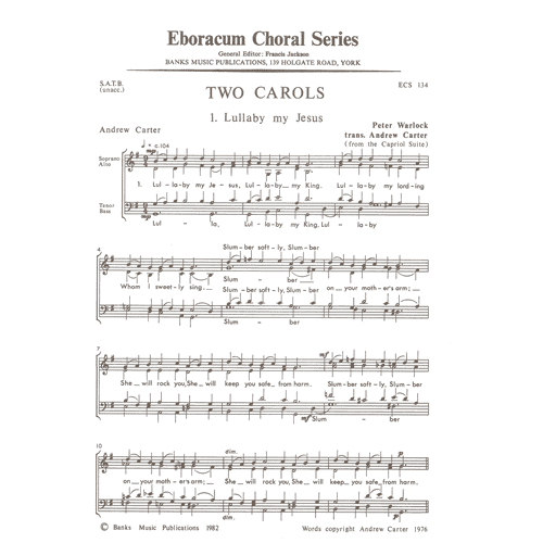 Andrew Carter Two Carols