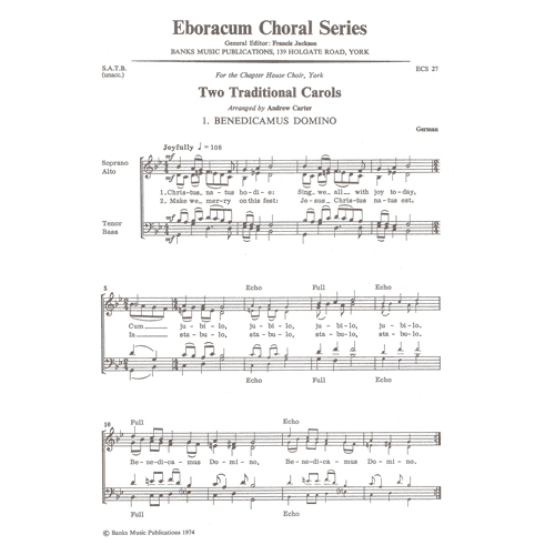Andrew Carter Two Traditional Carols