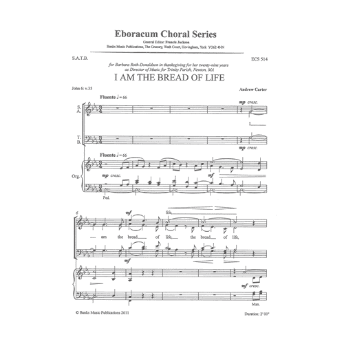 Andrew Carter I am the bread of life