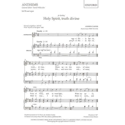 Andrew Carter Holy Spirit