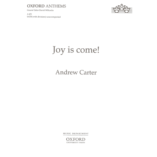 Andrew Carter Joy is come